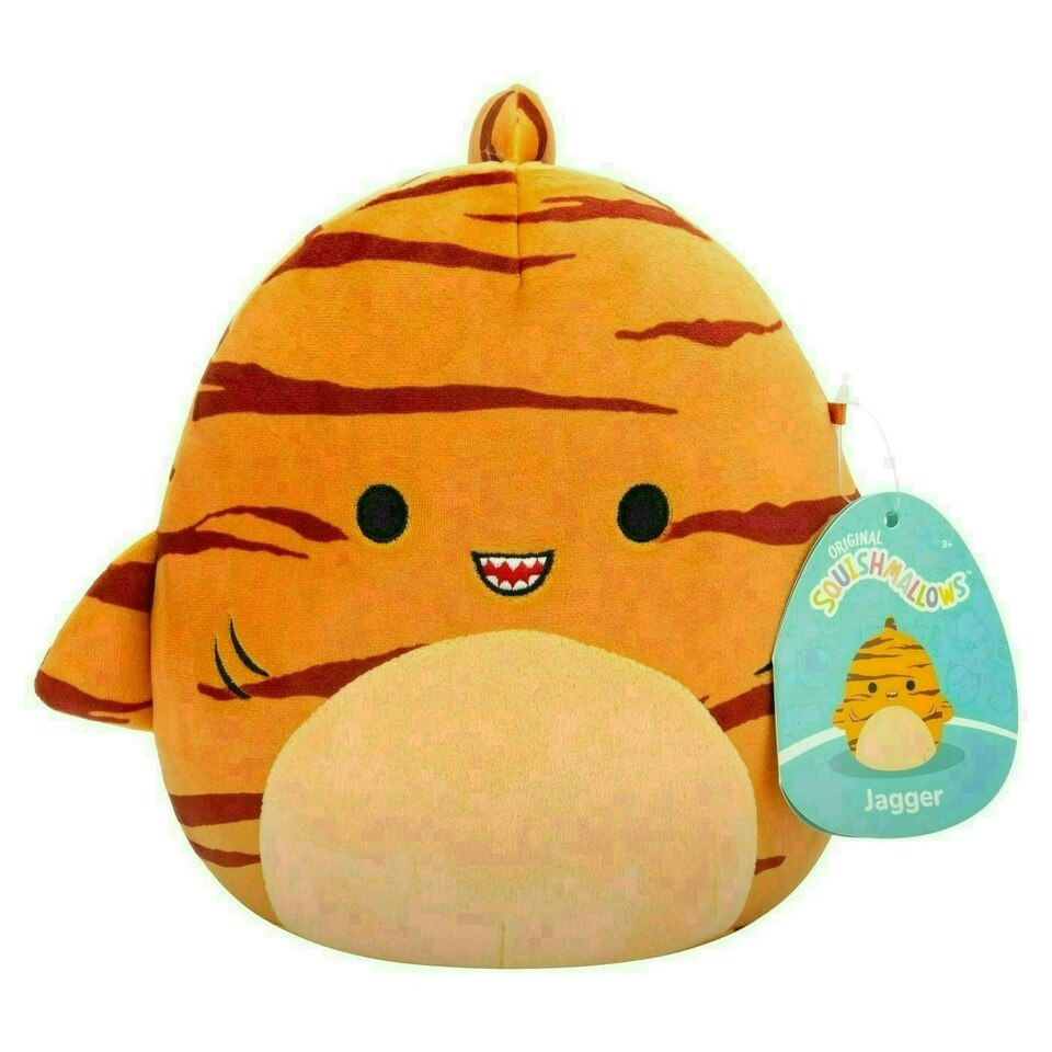 image 1 of Squishmallows Jagger The Tiger Shark 7.5-Inch Soft Toy