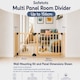 image 3 of Safetots Wooden Multi Panel Room Divider, up to 156cm, Natural Wood, 76cm Tall, Flexible Room Divider for Baby and Toddler | Cream | Natural