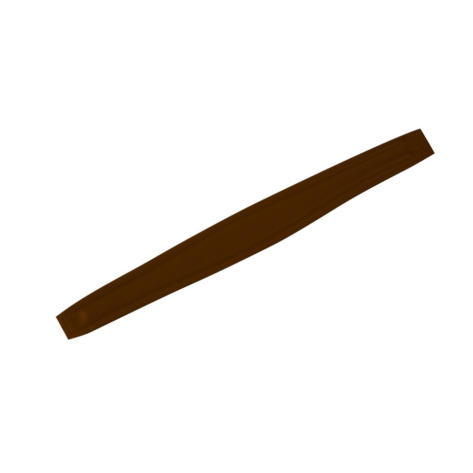 Collegiate Comfitec Replacement Leather Nose Piece - Brown - Warmblood