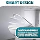 image 8 of Marco Paul White Plastic Oval Toilet Seat 18"