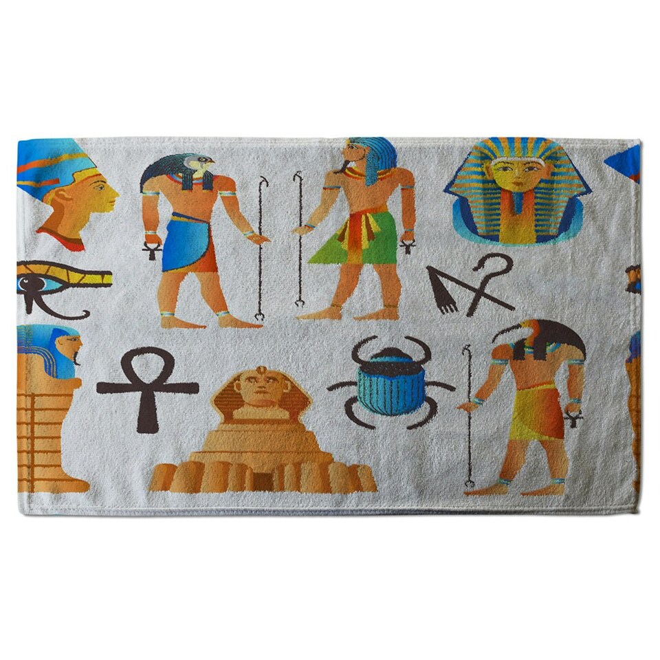 image 1 of Egyptian Mythological Signs (Kitchen Towel)