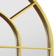 image 2 of The Arcus - Gold Framed Arched Window Garden Mirror 71" X 33.5" (180x85CM) | Gold