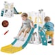 image 1 of AIYAPLAY 4 in 1 Kids Slide for Indoor Use, for Toddlers 1-3 Years, Yellow