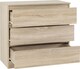 image 10 of Malvern 3 Drawer Chest Black