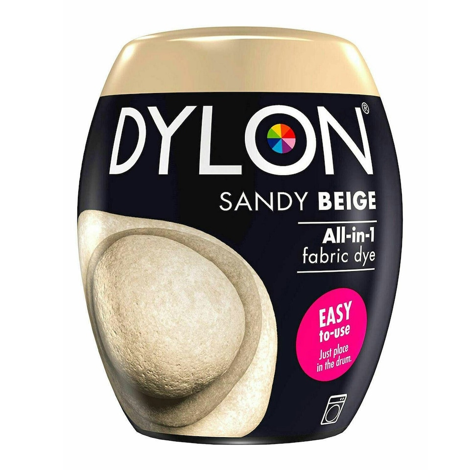 image 1 of Dylon Washing Machine Fabric Dye Pod for Clothes Sandy Beige 350g,1 Pack