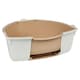 image 10 of Large Cat Corner Litter Tray Hooded Deep Cover Toilet Flap Box with Filter & Scoop | Multi | Mocca | 1