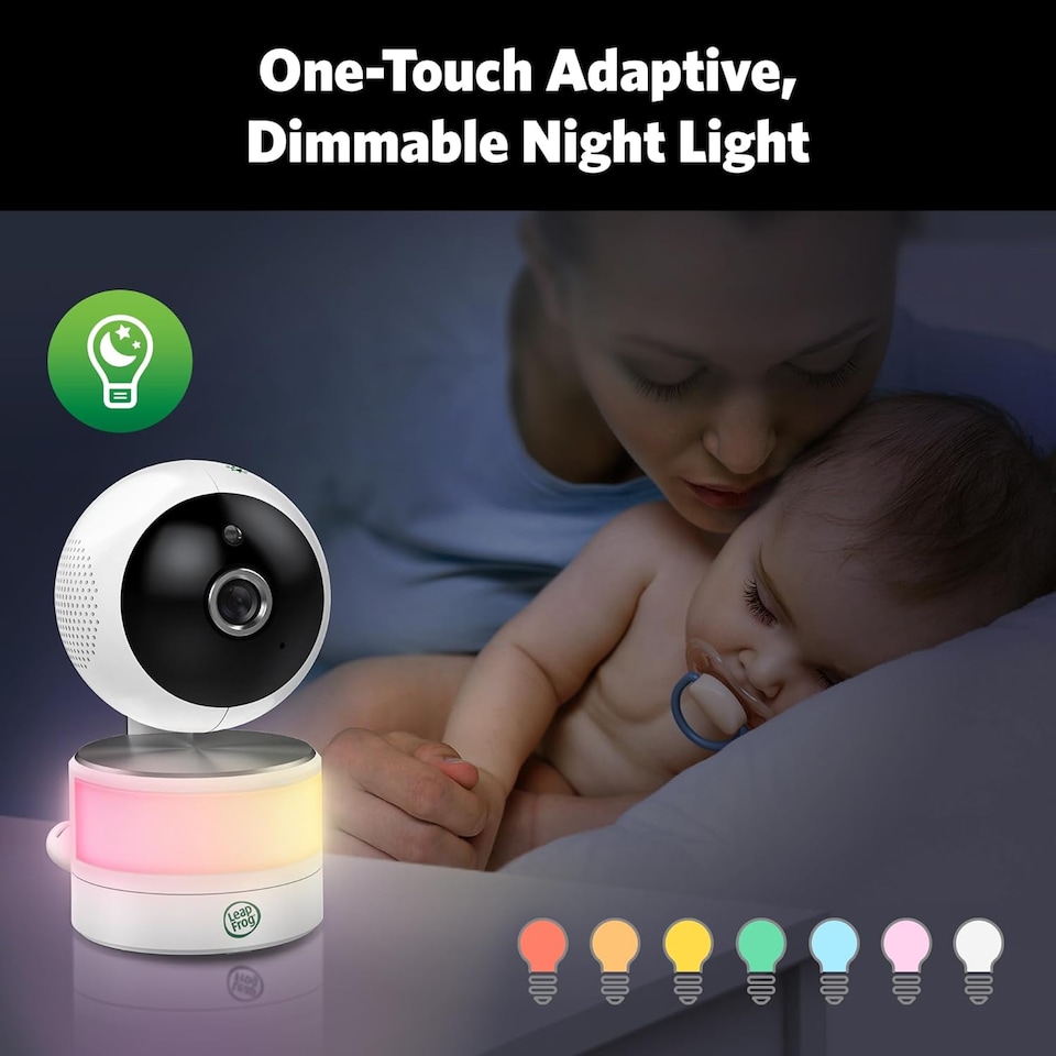 image 1 of LeapFrog LF920HD 7″ Video Baby Monitor with Colour Night Vision