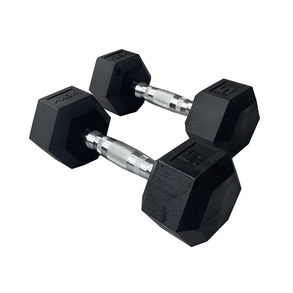image 1 of HXGN Pro Hex Dumbbells - Set 2 x 5kg. | Multi | 5kg
