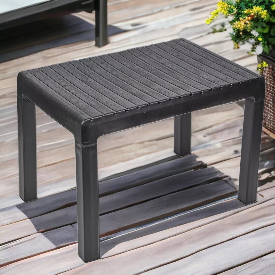 image 1 of Prestij Outdoor Coffee Table Garden Furniture | Black | 1