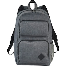 Avenue Graphite Deluxe 15.6in Laptop Backpack - Heather Grey - 29 x 16.5 x 45cm