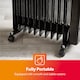 image 5 of GEEPAS Digital Oil Filled Radiator Heater 2500W, 11 Fin, Black