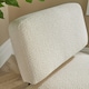 image 7 of Boucle Accent Chair Black Metal Legs Cream Modern Home Living Seating Furniture Green
