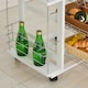 image 8 of HOMCOM Multi-Use Kitchen Island Trolley Baskets Side Racks Drawer Worktop White