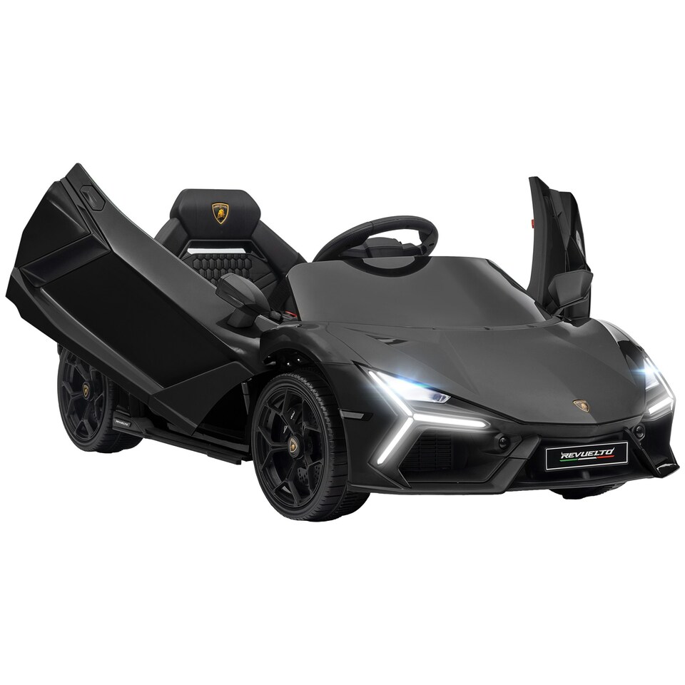 image 1 of AIYAPLAY Lamborghini Revuelto Licensed Ride On Car, with Suspension, Black