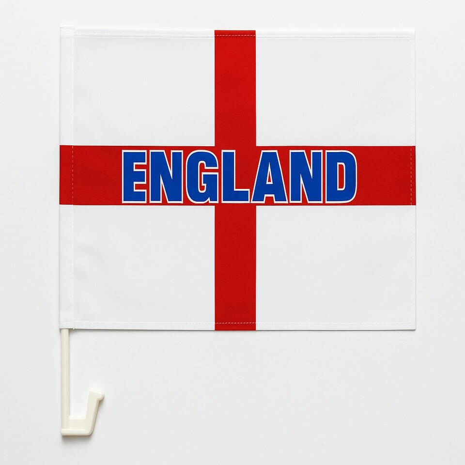 image 1 of England St George's Cross flags Car Flag | Multi