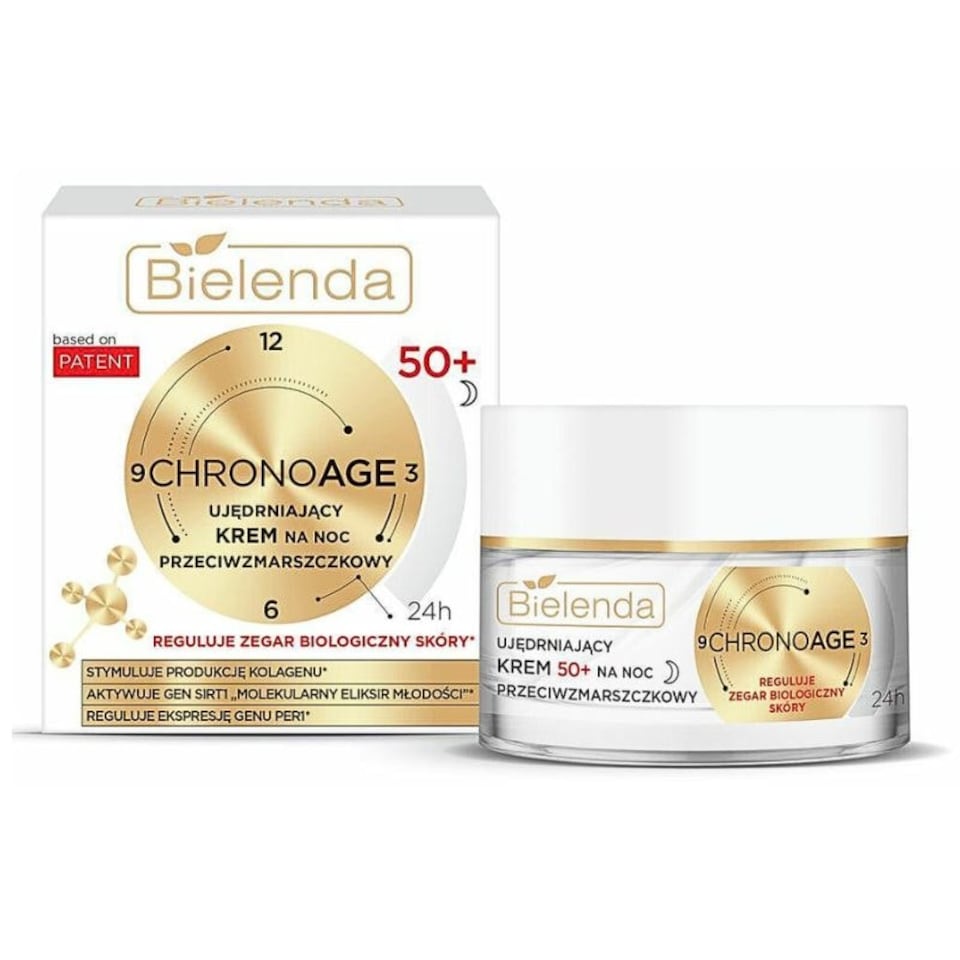 image 1 of Bielenda Chrono Age 24H Firming Anti-wrinkle Night Cream 50+ 50ml