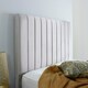 image 2 of Sancia Plush Small Double Bed Frame - Silver