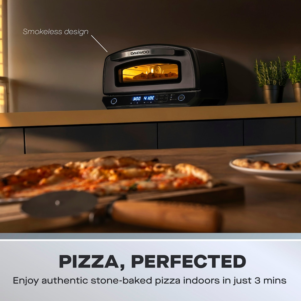 image 1 of Daewoo Napolicasa 12 inch Electric Pizza Oven Cooker