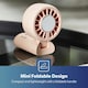 image 3 of GEEPAS Mini Foldable Portable Handheld USB Fan - Pink