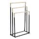 image 7 of Black Freestanding 3 Tier Towel Rack Stand