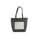 image 3 of Eastern Counties Leather Womens/Ladies Polly Contrast Pocket Tote Bag - Charcoal/White - One size Grey