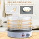 image 5 of HOMCOM 5 Tier Food Dehydrator for Drying Fruit Meat Vegetable Jerky Pet Treat