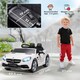 image 7 of AIYAPLAY Benz 12V Kids Electric Ride On Car w/ Remote Control, Music, White | White | White
