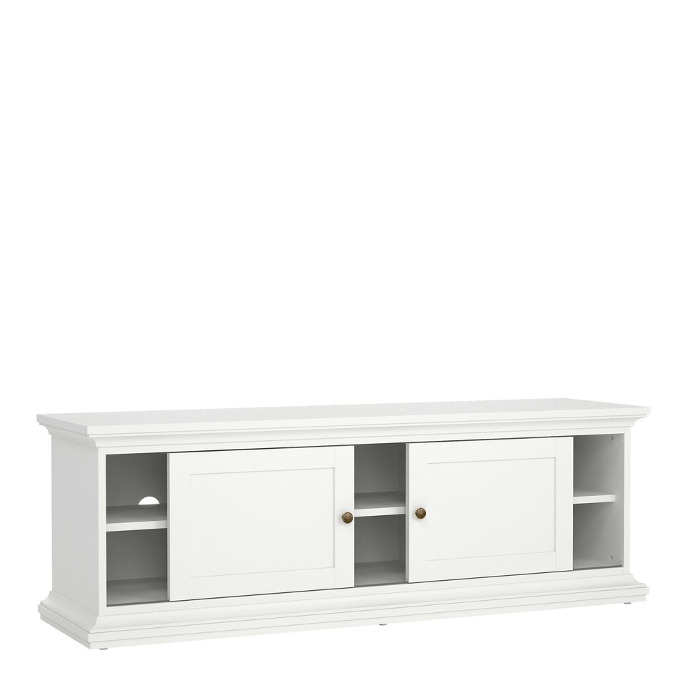 image 1 of Paris TV-unit 2 frame Doors in White