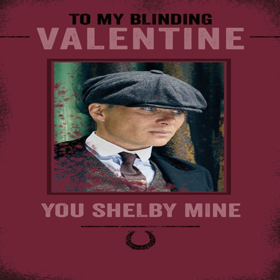 image 1 of Peaky Blinders 'Blinding Valentine' Valentine's Day Card