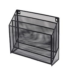 Wire Mesh Magazine Holder with Hanging Holes