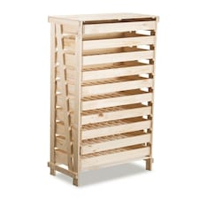 10 Drawer Wooden Apple Storage Rack 156 x 33cm