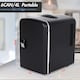 image 6 of Small Mini Fridge With UV Light Disinfection - 4 Litre / 6 can – Perfect for Skincare, Cosmetics, Food or Drink - Bedroom, Car or Games Room - Cools & Warms Black