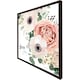 image 1 of Garden flower, pink peach rose, white anemone (Picture Frame) Brown / M