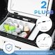 image 5 of Outsunny 12V Portable Car Refrigerator w/ Inner LED Light Indoor Outdoor, 18L