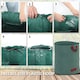image 6 of Outsunny Garden Waste Bags, Foldable and Reusable Waste Sacks