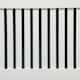 image 8 of HOMCOM Slatted Radiator Cover Painted Cabinet MDF Lined Grill in White (172L x 19W x 81H cm)