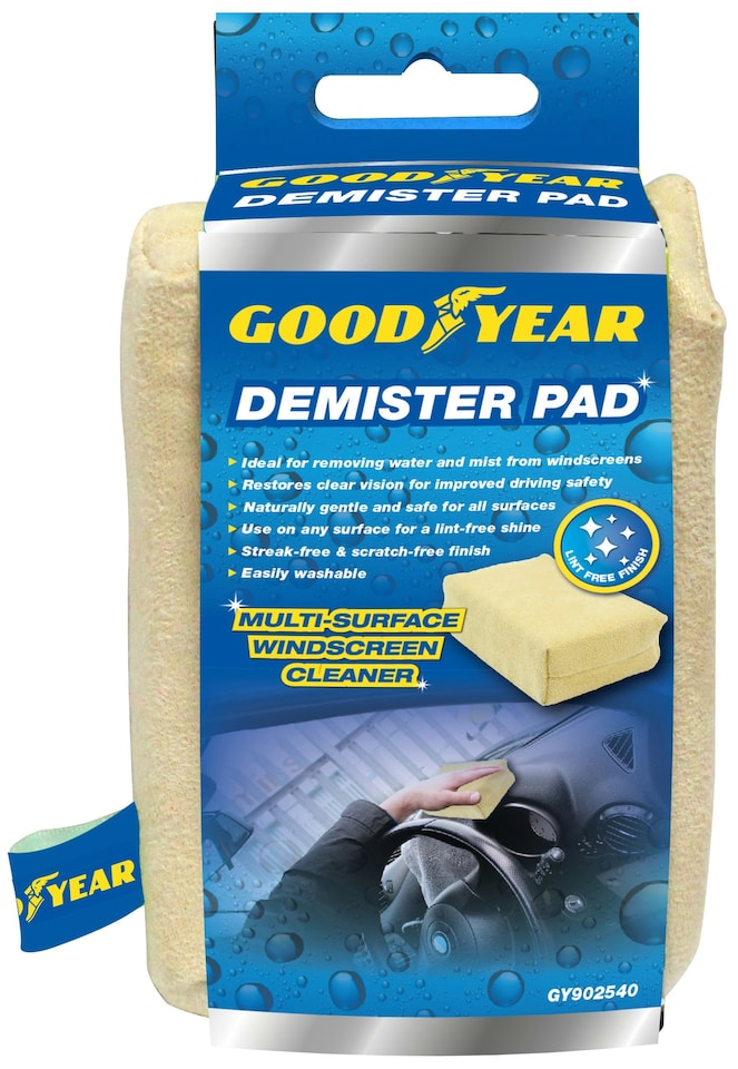 image 1 of Goodyear Cleaning Sponge & Window Demister Pad - Dashboard Upholstery Plastic | Cream