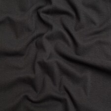Minerva Core Range Grey Organic Tubular Ribbing Stretch Knit Fabric for Dressmaking, 70cm / 27" Wide - per metre