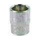 image 1 of 5/8" Imperial 6 Point 3/8" Drive Shallow Socket SAE AF Chrome Vanadium Steel
