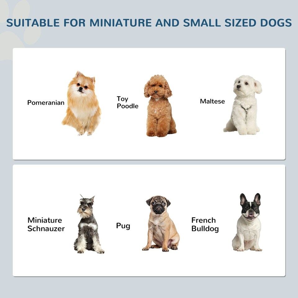 image 1 of PawHut Raised Dog Bowls Pet Feeder Raised Elevated Stainless Steel Food Grey