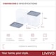 image 9 of Airtight Pantry Medium Containers Set of 2