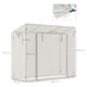 image 5 of Outsunny 200x76x168cm Walk-in Garden Greenhouse Plant Warm House