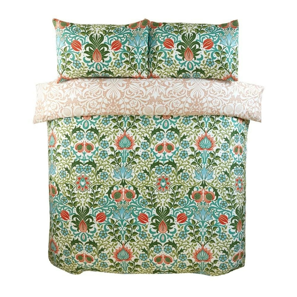image 1 of Heritage Flora Duvet Cover Set Multi Multi | Single