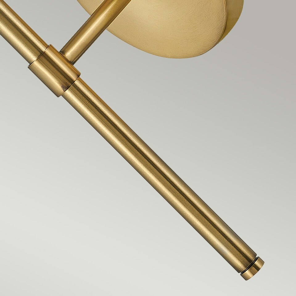 image 1 of Hinkley Hollis Bathroom Wall Lamp Heritage Brass, IP44