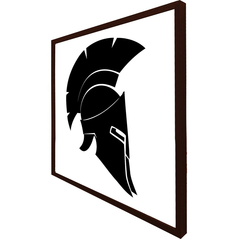 image 1 of Roman helmet (Picture Frame) Brown | S