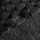 image 5 of OHS Luxury Waffle Textured Fleece Duvet Cover and Pillowcase Bedding Set Grey | Charcoal | Double