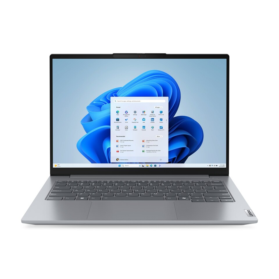 image 1 of Lenovo ThinkBook 14 AMD Ryzen  5 7535HS Laptop 35.6 cm (14 ) WUXGA 8 GB DDR5-SDRAM 256 GB SSD Wi-Fi 6E (802.11ax) Windows 11 Pro Grey