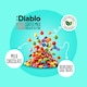 image 3 of Diablo No Added Sugar Milk Chocolate Buttons 22g 3 Pack