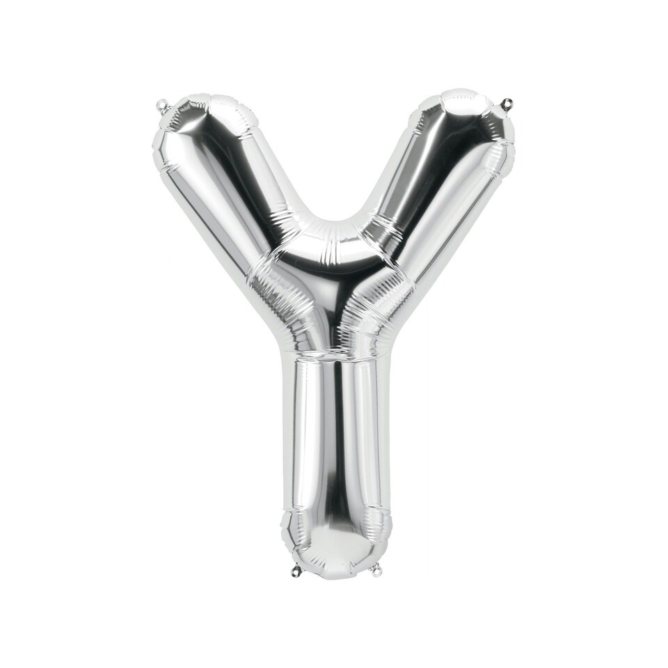 Realmax Y Foil Balloon - Silver - One Size