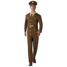 Bristol Novelty Mens WWI Soldier Costume - Green - Standard One Size
